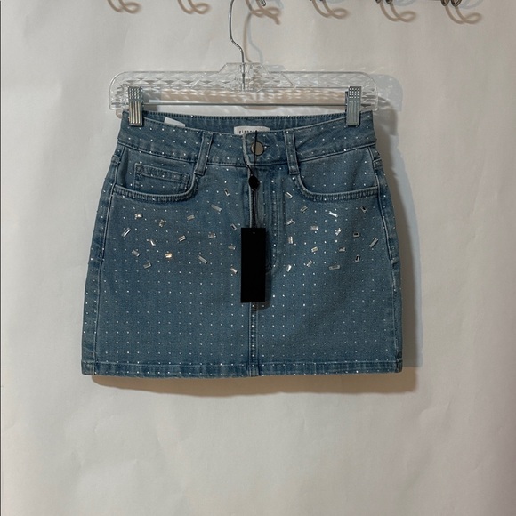 Giani Bini Dresses & Skirts - Denim Embellished Skirt